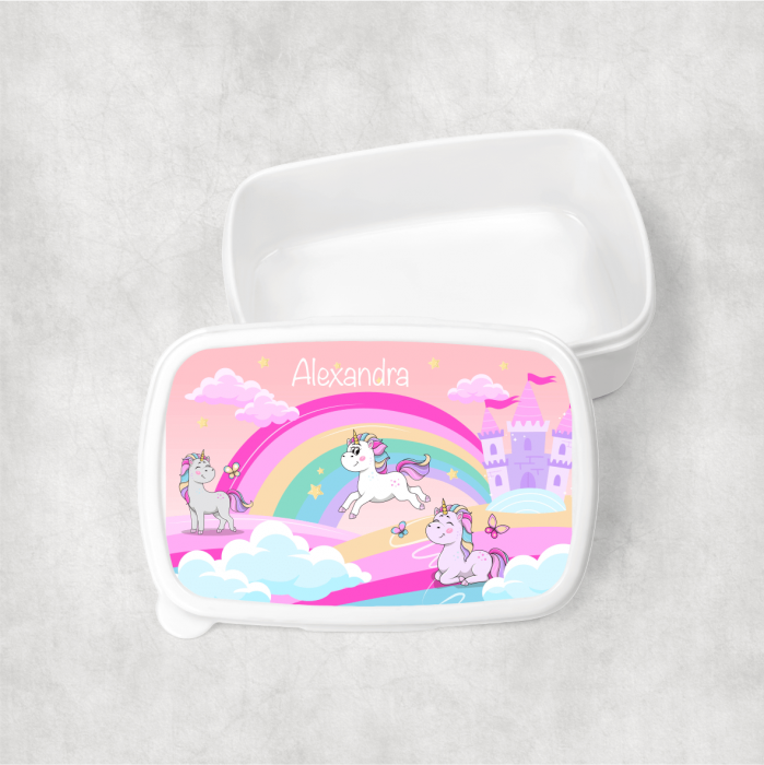Lunch box personalizat cu nume - Unicorn - M2 [1]