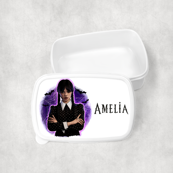 Lunch box personalizat cu nume - Wednesday [1]