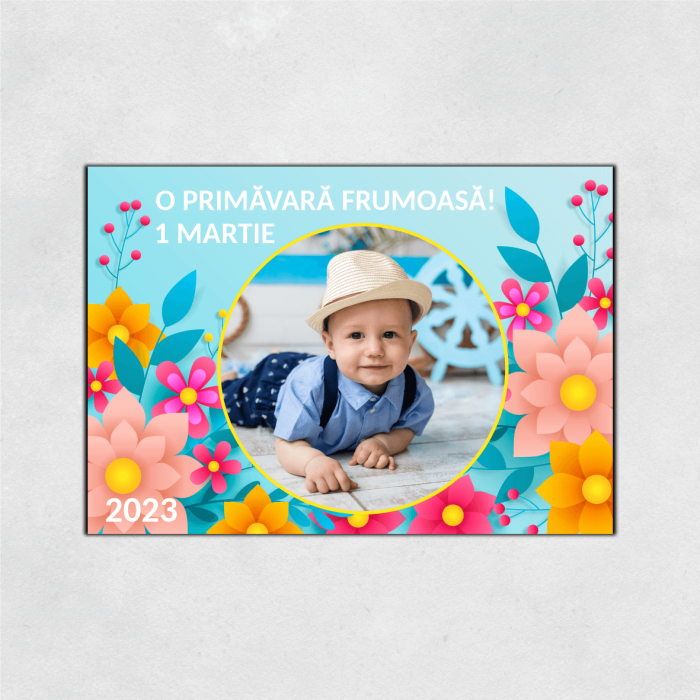 Magnet mărțișor personalizat - Model 8 [1]