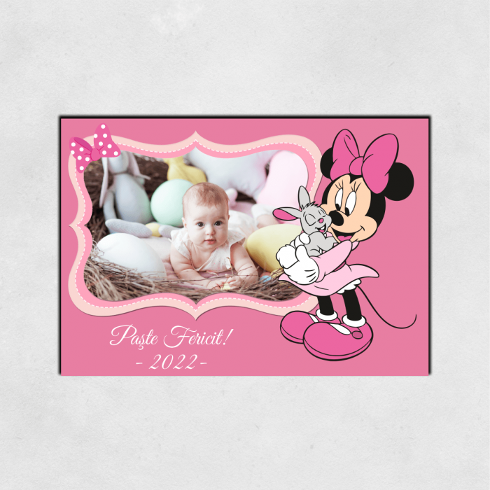 Magnet personalizat Paște - Poză - Minnie [1]