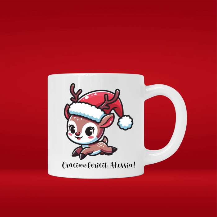 Mini cană personalizată cu mesaj - Ren [1]