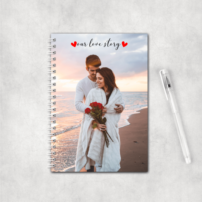 Notebook personalizat cu o poză și text [1]