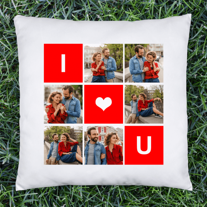 Pernă personalizată - I love you - Poze [1]