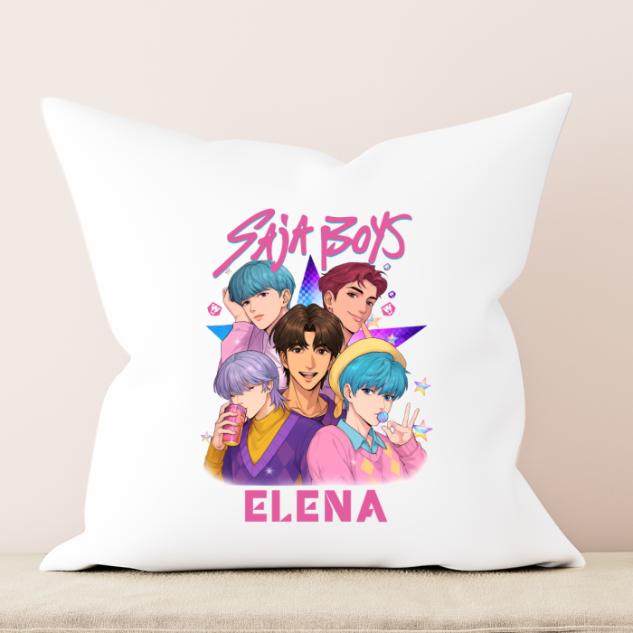 Pernă personalizată - Saja Boys - Kpop Demon Hunters [1]