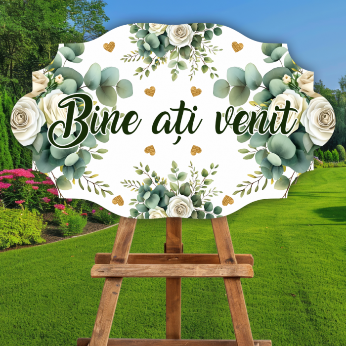 Plăcuță nuntă - Bine ați venit - M4 [1]
