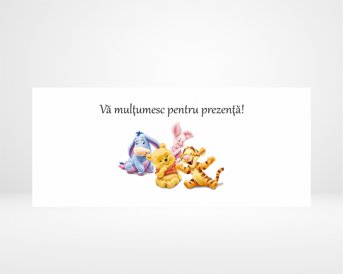 Plic de bani pentru botez - Ursulețul Winnie [2]