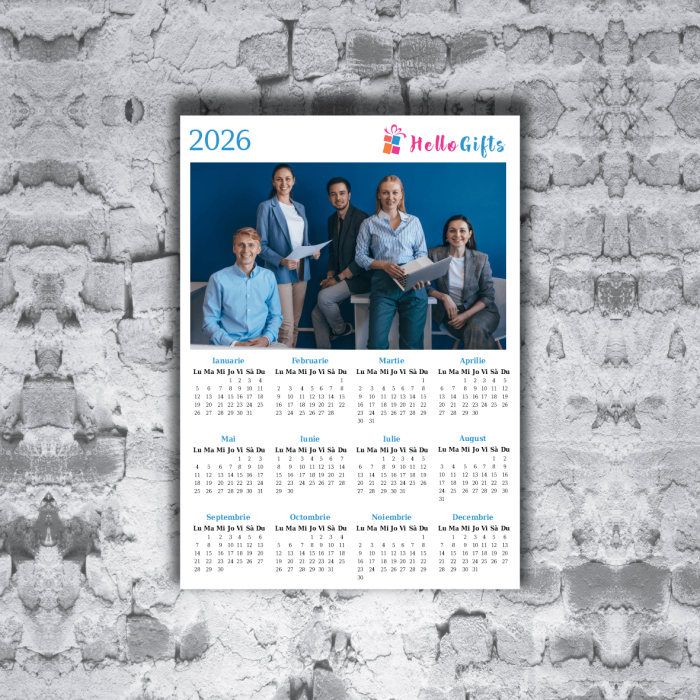 Poster calendar A3 personalizat cu poză și logo [1]