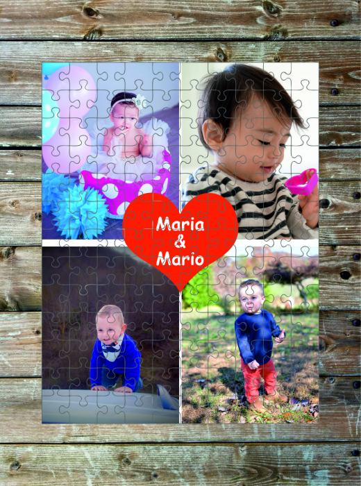 Puzzle A4 personalizat cu 4 poze si text [1]