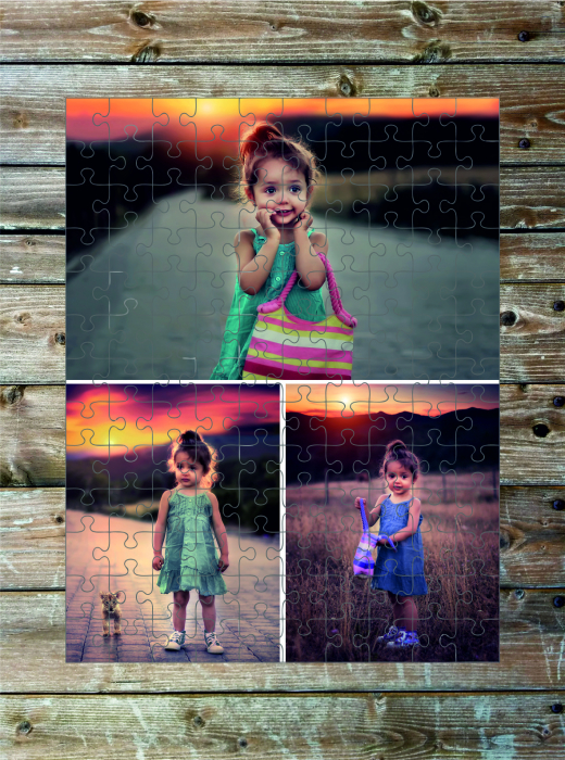 Puzzle A4 personalizat cu 3 poze [1]