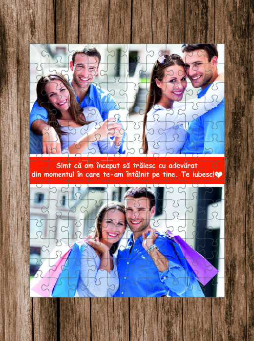 Puzzle personalizat cu 3 poze si text [1]