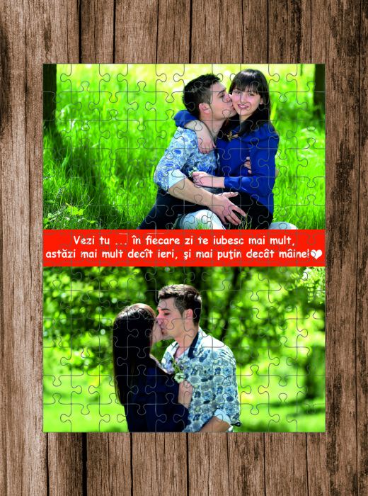 Puzzle personalizat cu 2 poze si text [1]