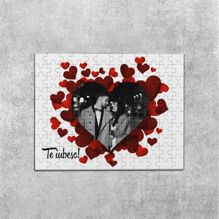 Puzzle personalizat cu o poză - Inimioare [1]