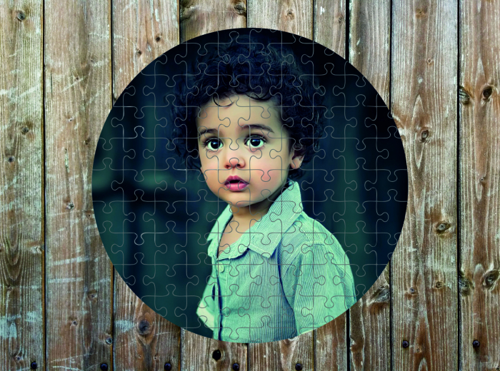 Puzzle rotund personalizat cu o poza [1]