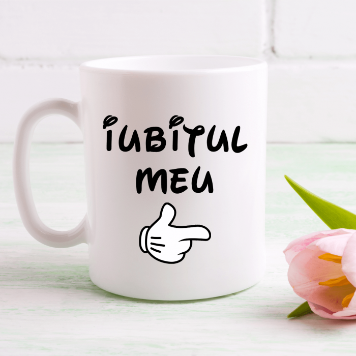 Set Căni Personalizate Cuplu - Iubitul Meu și Iubita Mea [2]