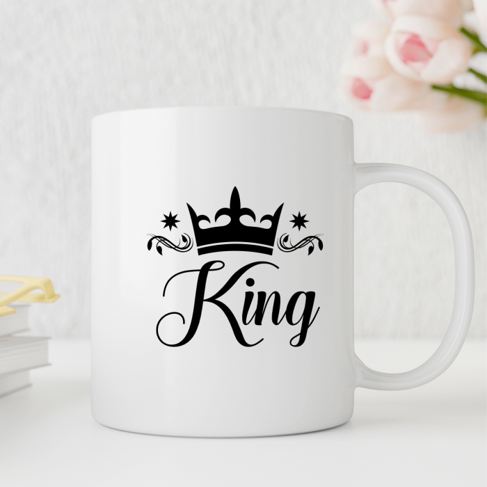 Set Căni Personalizate Cuplu - King și Queen [3]