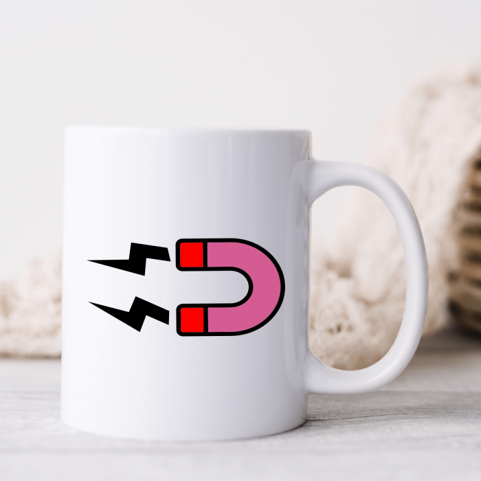 Set căni personalizate cuplu - Magnet - Heart [3]