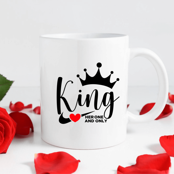 Set căni personalizate cuplu - Queen - King [3]