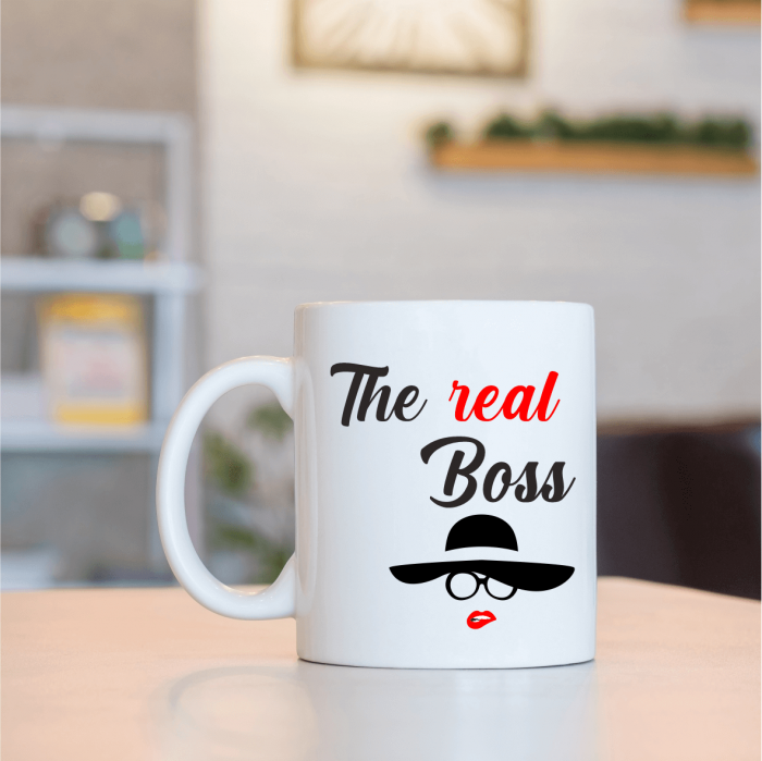 Set Căni Personalizate Cuplu - The Boss și The Real Boss [2]