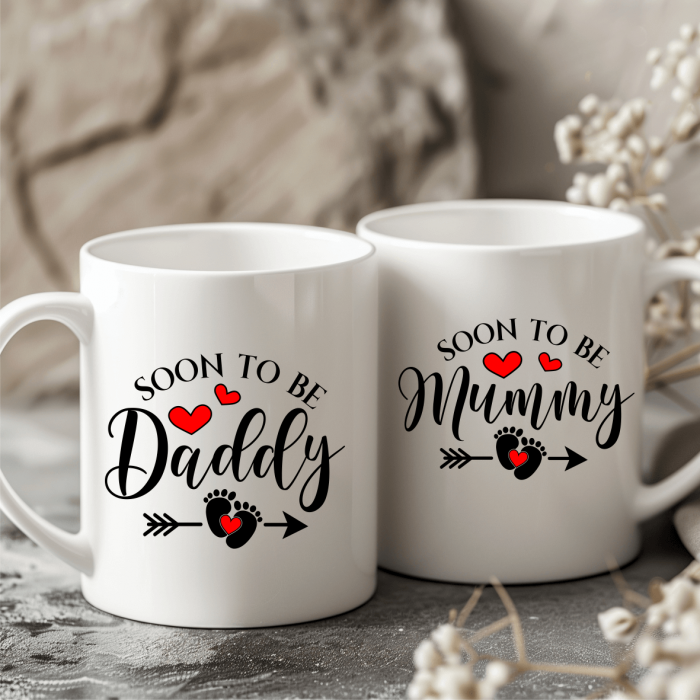 Set căni personalizate - Viitori părinți - Model 2 [1]