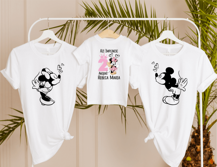 Set tricouri personalizate - Aniversare - Minnie & Mickey [1]