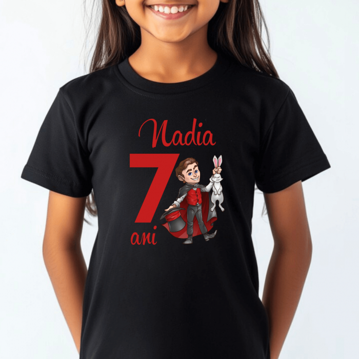 Tricou copil personalizat - aniversare - Magician [2]