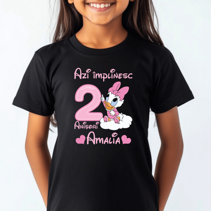 Tricou personalizat aniversare - Baby Daisy [2]
