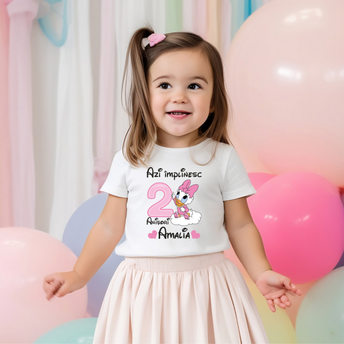 Tricou personalizat aniversare - Baby Daisy [1]