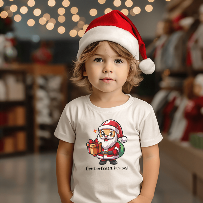 Tricou personalizat cu mesaj - Moș Crăciun - M2 [1]