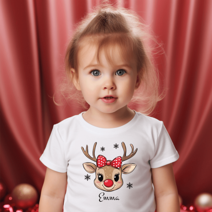 Tricou personalizat cu nume - Ren - Model fetiță [1]