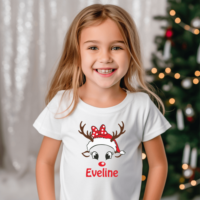 Tricou personalizat cu nume - Ren - Model fetiță - M3 [1]