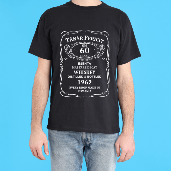 Tricou personalizat cu text - Zi de naștere - Tânăr fericit [1]