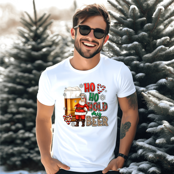 Tricou personalizat - Ho Ho - Hold my beer [1]