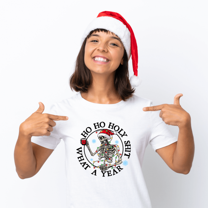 Tricou personalizat - Ho Ho - Holy shit [1]