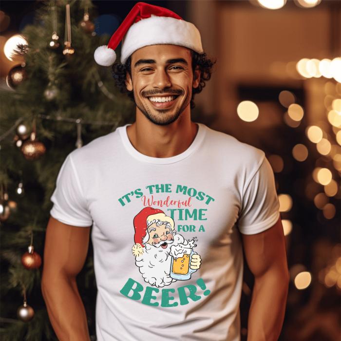 Tricou personalizat - It's the most wonderful time for a beer [1]