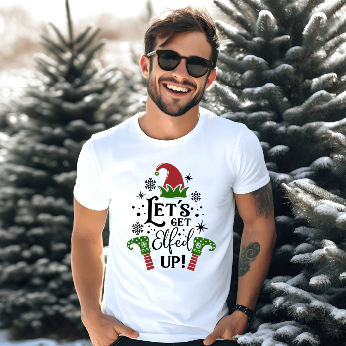 Tricou personalizat - Let's get elfed up [1]