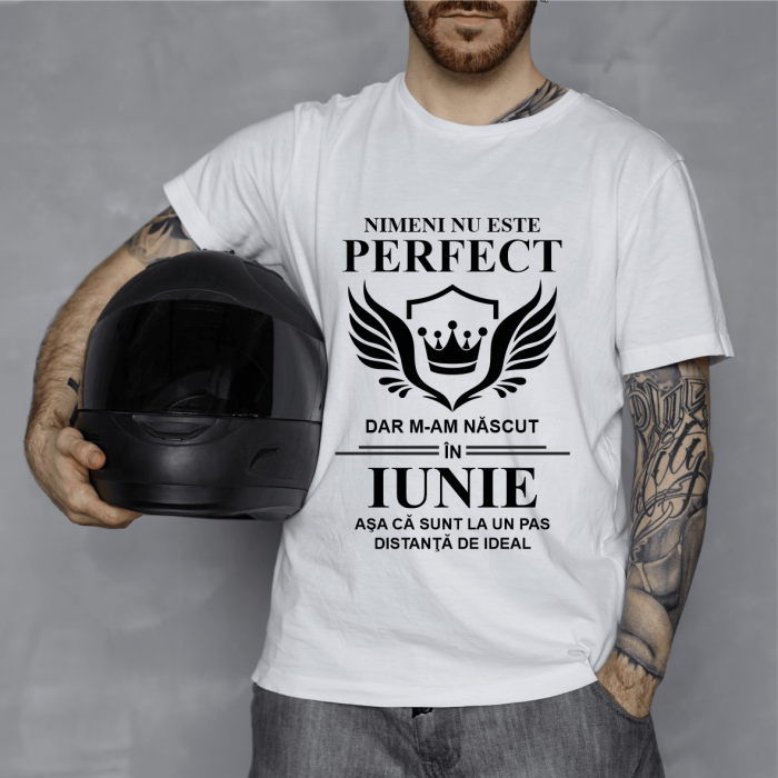Tricou personalizat - Zi de naștere - Nimeni nu este perfect [1]
