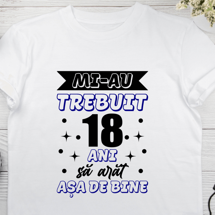 Tricou personalizat - Zi de naștere - Vârstă [1]