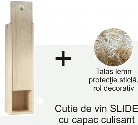 Cutie de vin personalizată - Sărbatori fericite [2]
