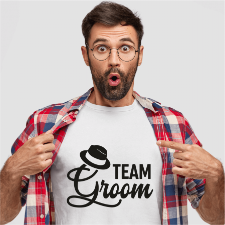 Tricouri personalizate burlăcie - Tricou petrecerea burlacilor - Groom team