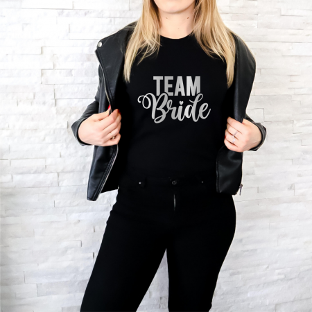 Tricouri personalizate burlăcie - Tricou petrecerea burlăcițelor - Team Bride