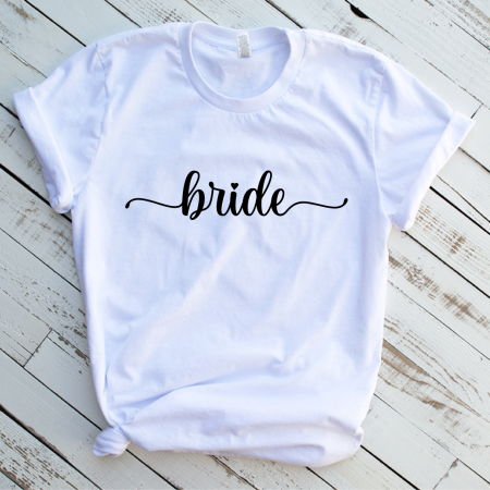 Tricouri personalizate burlăcie - Tricou mireasă - Petrecerea burlăcițelor - Bride - Inimioară