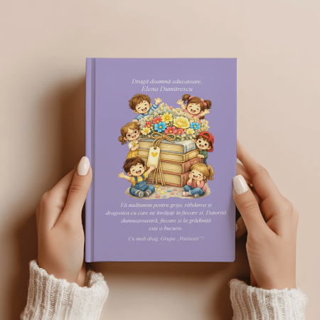 Agende - Agendă A5 nedatată personalizată pentru educatoare - Grupa Voinicii
