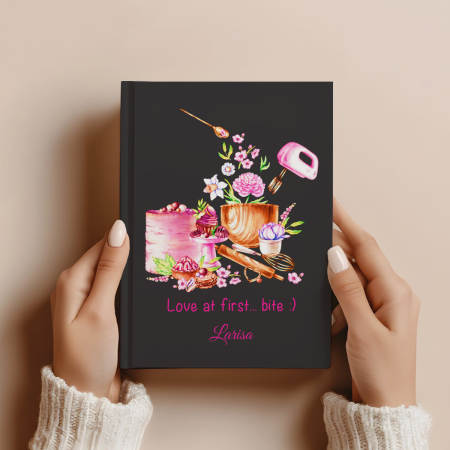 Alte cadouri personalizate - Agendă personalizată nedatată - Cofetar - Nume