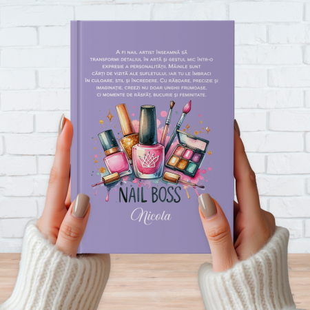 Agende personalizate - Agendă personalizată nedatată - Nail Boss