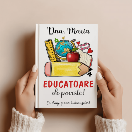 Agende personalizate - Agendă personalizată albă - Pentru cadru didactic - M2