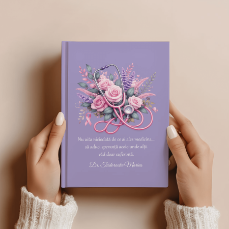 Alte cadouri personalizate - Agendă personalizată nedatată A5 - Doctor - Model 1