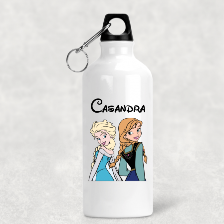 Bidoane de apă - Bidon de apă personalizat - Anna și Elsa - Nume