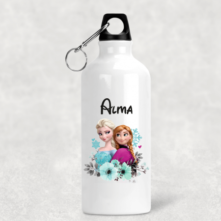Bidoane de apă - Bidon de apă personalizat cu nume - Frozen - Elsa și Ana