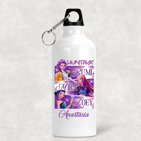 Bidoane de apă - Bidon de apă personalizat cu nume - KPop Demon Hunters - Purple