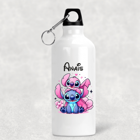 Bidoane de apă - Bidon de apă personalizat cu nume - Stitch și Angel